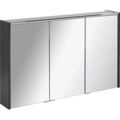 Fackelmann Spiegelschrank 110 Cm Denver Anthrazit