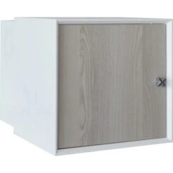 Fackelmann Waschbeckenunterschrank 35 Cm Ix! Weiß-Esche