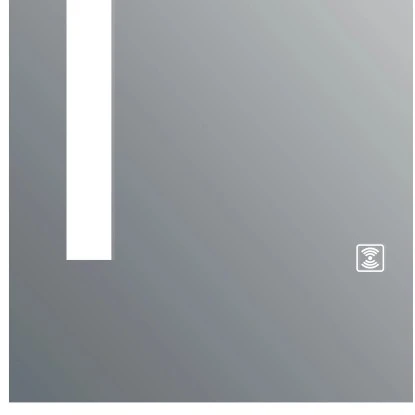 DSK Design Lichtspiegel Silver Beam 50 Cm X 70 Cm, Mit Bewegungsmelder – Bild 3