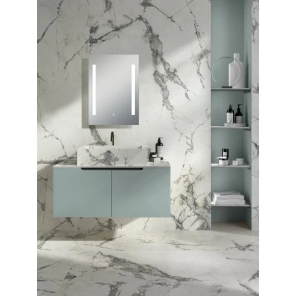 DSK Design Lichtspiegel Silver Beam 50 Cm X 70 Cm, Mit Bewegungsmelder – Bild 8