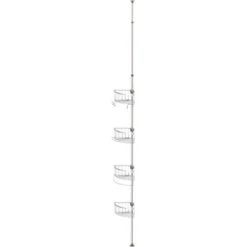 Eisl Teleskop Duschablage Ecke Mit 4 Duschkörben Edelstahl