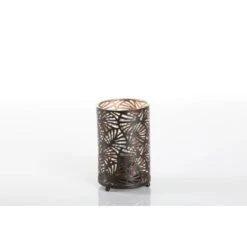 LED Stehlampe Black Metall Klein 10,5 X 16 Cm Kupfer-Schwarz