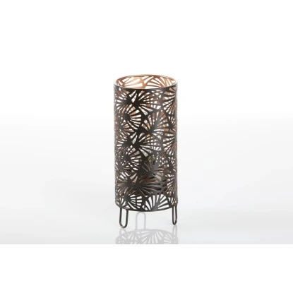 LED Stehlampe Black Metall Mittel 10,5 X 23,5 Cm Kupfer-Schwarz