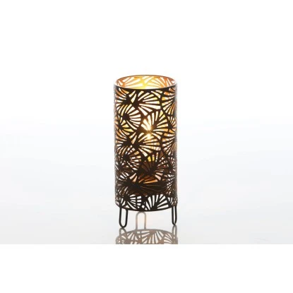 LED Stehlampe Black Metall Mittel 10,5 X 23,5 Cm Kupfer-Schwarz – Bild 2