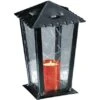 Lienbacher Grablaterne 22 Cm X 11 Cm X 11 Cm Schwarz