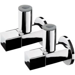Handwerk Design Eckventil Square 2er-Set Verchromt