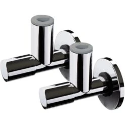 Handwerk Design Eckventil Luxus Verchromt 2er-Set