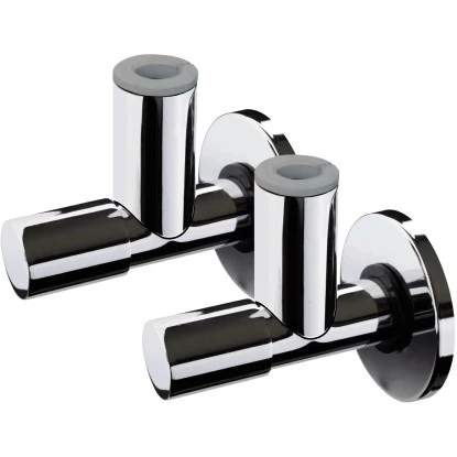 Handwerk Design Eckventil Luxus Verchromt 2er-Set