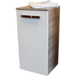 Fackelmann Unterschrank 2 Böden A-Vero Eiche-Weiß