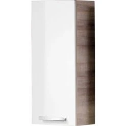 Fackelmann Hängeschrank A-Vero Eiche-Weiß