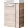 Fackelmann Waschbeckenunterschrank A-Vero 60 Cm X 44 Cm X 24 Cm Eiche