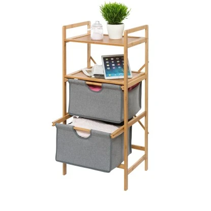 Wenko Standregal Bahari Mit 2 Körben Bambus – Bild 3