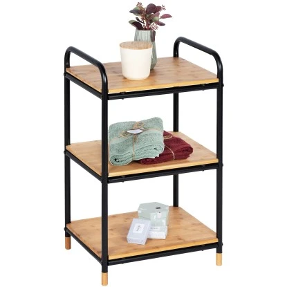 Wenko Regal Loft Bambus Braun Mit 3 Etagen – Bild 2