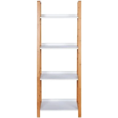 Wenko Regal Finja Bambus Braun Mit 4 Etagen – Bild 2