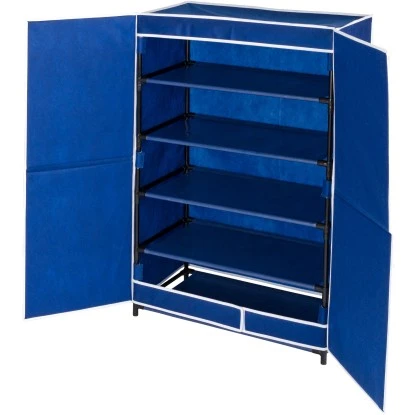 Wenko Schuhschrank Air Blau Mit 5 Böden – Bild 2