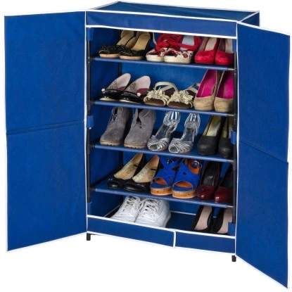 Wenko Schuhschrank Air Blau Mit 5 Böden – Bild 3