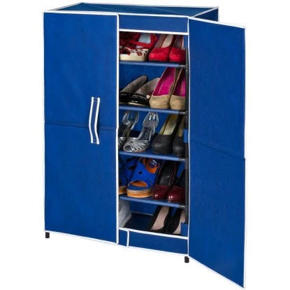 Wenko Schuhschrank Air Blau Mit 5 Böden – Bild 4