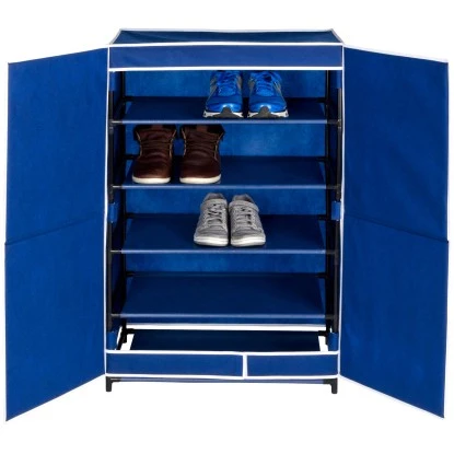 Wenko Schuhschrank Air Blau Mit 5 Böden – Bild 5
