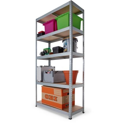 Metall-Schwerlastregal Verzinkt 180 Cm X 90 Cm X 40 Cm – Bild 2