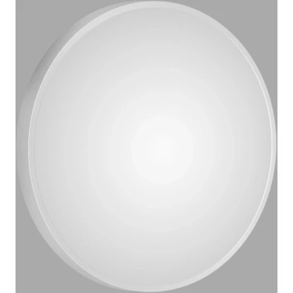 DSK Design Wandspiegel Silver Coiffeur Ø 50 Cm Weiß Matt Rund – Bild 3