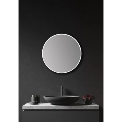 DSK Design Wandspiegel Silver Coiffeur Ø 50 Cm Weiß Matt Rund – Bild 5