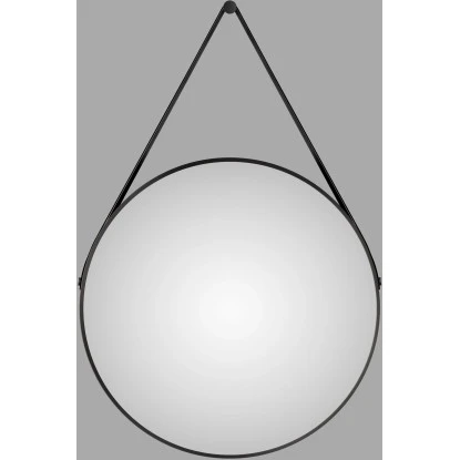 DSK Design Wandspiegel Silver Coiffeur Ø 80 Cm Schwarz Matt Rund – Bild 2