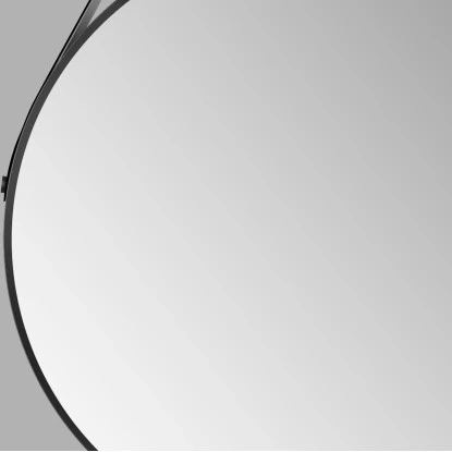 DSK Design Wandspiegel Silver Coiffeur Ø 80 Cm Schwarz Matt Rund – Bild 6