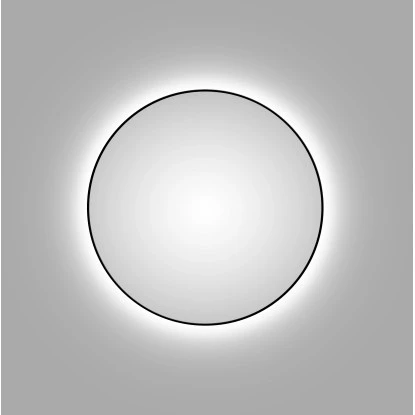 DSK Design LED-Lichtspiegel Silver Globo Ø 120 Cm Schwarz Matt Rund – Bild 3