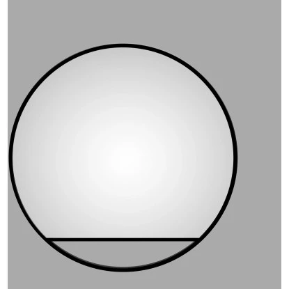 DSK Design Wandspiegel Silver Cosmos Ø 60 Cm Schwarz Matt Rund – Bild 3