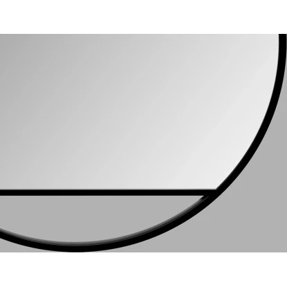 DSK Design Wandspiegel Silver Cosmos Ø 60 Cm Schwarz Matt Rund – Bild 6