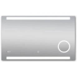 DSK Design LED-Lichtspiegel Silver Rey 100 Cm X 60 Cm