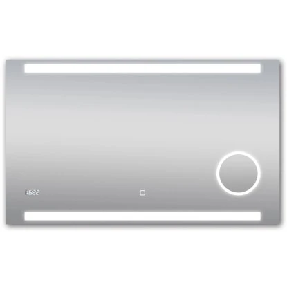 DSK Design LED-Lichtspiegel Silver Rey 100 Cm X 60 Cm