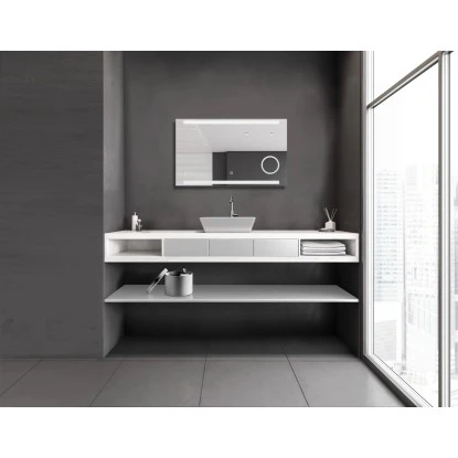 DSK Design LED-Lichtspiegel Silver Rey 100 Cm X 60 Cm â Bild 4