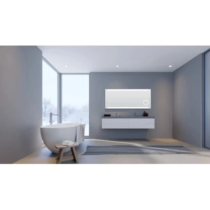 DSK Design LED-Lichtspiegel Silver Rey 140 Cm X 60 Cm – Bild 3