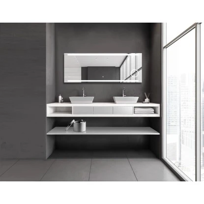 DSK Design LED-Lichtspiegel Silver Rey 160 Cm X 60 Cm – Bild 4