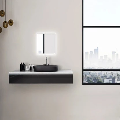 DSK Design LED-Lichtspiegel Silver Luna 40 Cm X 45 Cm – Bild 3