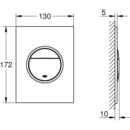 Grohe Abdeckplatte Nova Cosmopolitan S – Bild 2