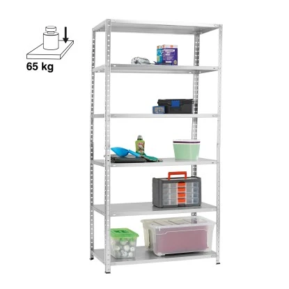 Metall-Schraubregal SR 100/65 Verzinkt 200 Cm X 100 Cm X 50 Cm – Bild 2