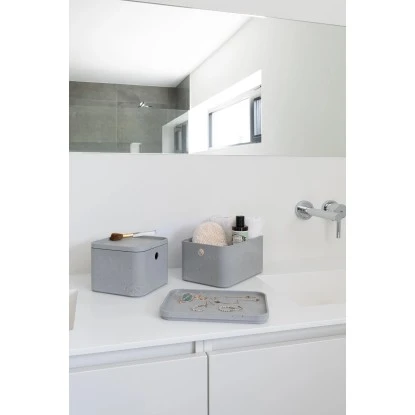 Curver 3er Set Beton Box Mit Deckel 2 X XS + 1 X S Helllgrau – Bild 14