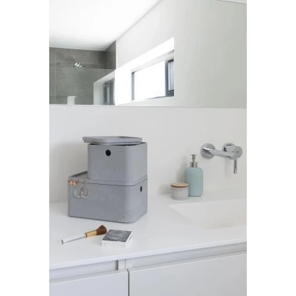 Curver 3er Set Beton Box Mit Deckel 2 X XS + 1 X S Helllgrau – Bild 15