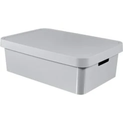 Curver 3er Set Infinity Box Mit Deckel 30 L Hellgrau