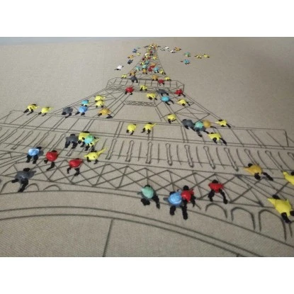 Kayoom Ölgemälde Trip To Paris 80 Cm X 80 Cm – Bild 5