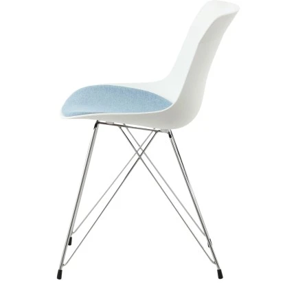 Kayoom Stuhl Emily 110 2er-Set Weiß - Hellblau 48 Cm X 80 Cm X 53 Cm – Bild 3