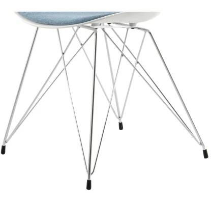 Kayoom Stuhl Emily 110 2er-Set Weiß - Hellblau 48 Cm X 80 Cm X 53 Cm – Bild 6