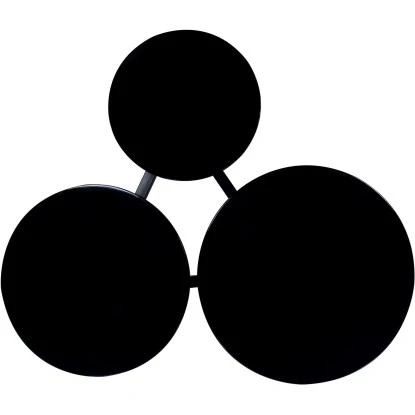 Kayoom Beistelltisch Butler Schwarz 49,5 Cm X 71 Cm X 86,5 Cm – Bild 3