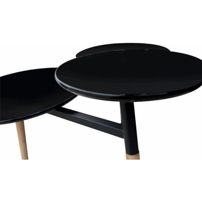 Kayoom Beistelltisch Butler Schwarz 49,5 Cm X 71 Cm X 86,5 Cm – Bild 5