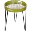 Kayoom Beistelltisch River Gelbgrün Ø 37 Cm X 40 Cm