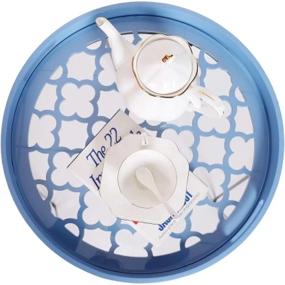 Kayoom Beistelltisch River Hellblau Ø 50 Cm X 40 Cm – Bild 3