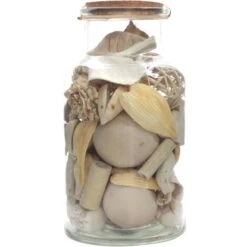 Kayoom Deko-Glas Flora NaturalØ 14 Cm X 27 Cm