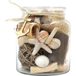 Kayoom Deko-Glas Flora Natural Ø 13,5 Cm X 16,5 Cm